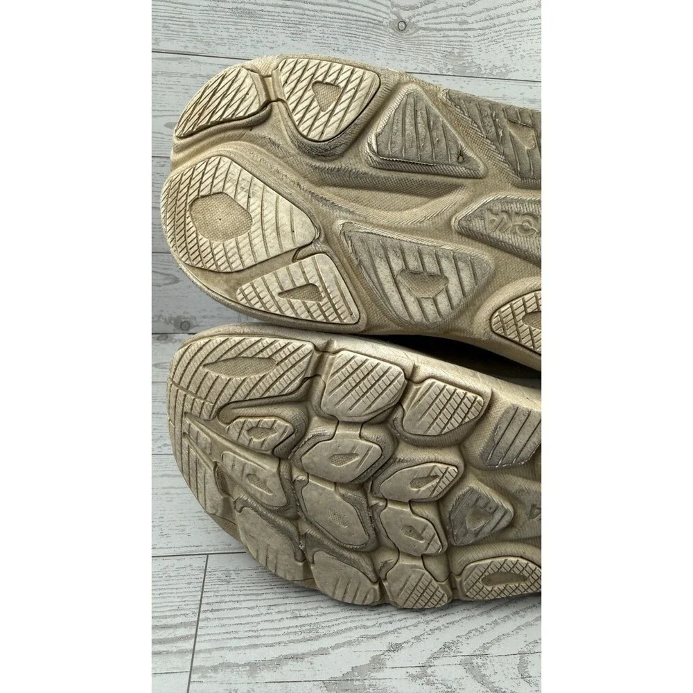 Hoka One One Clifton 10 1162031-WWH White 10.5B Women Sneaker Running Shoes #199